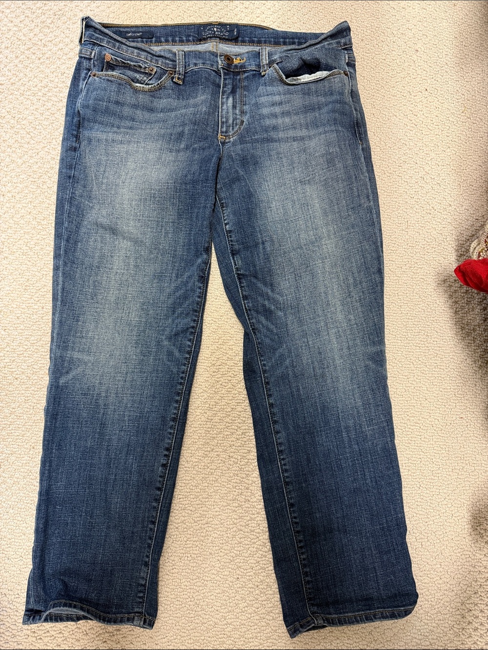 Lucky Brand Women's Light-Medium Blue Sweet Crop Jeans